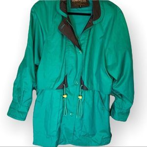 Forecaster Rain Coat green Size small